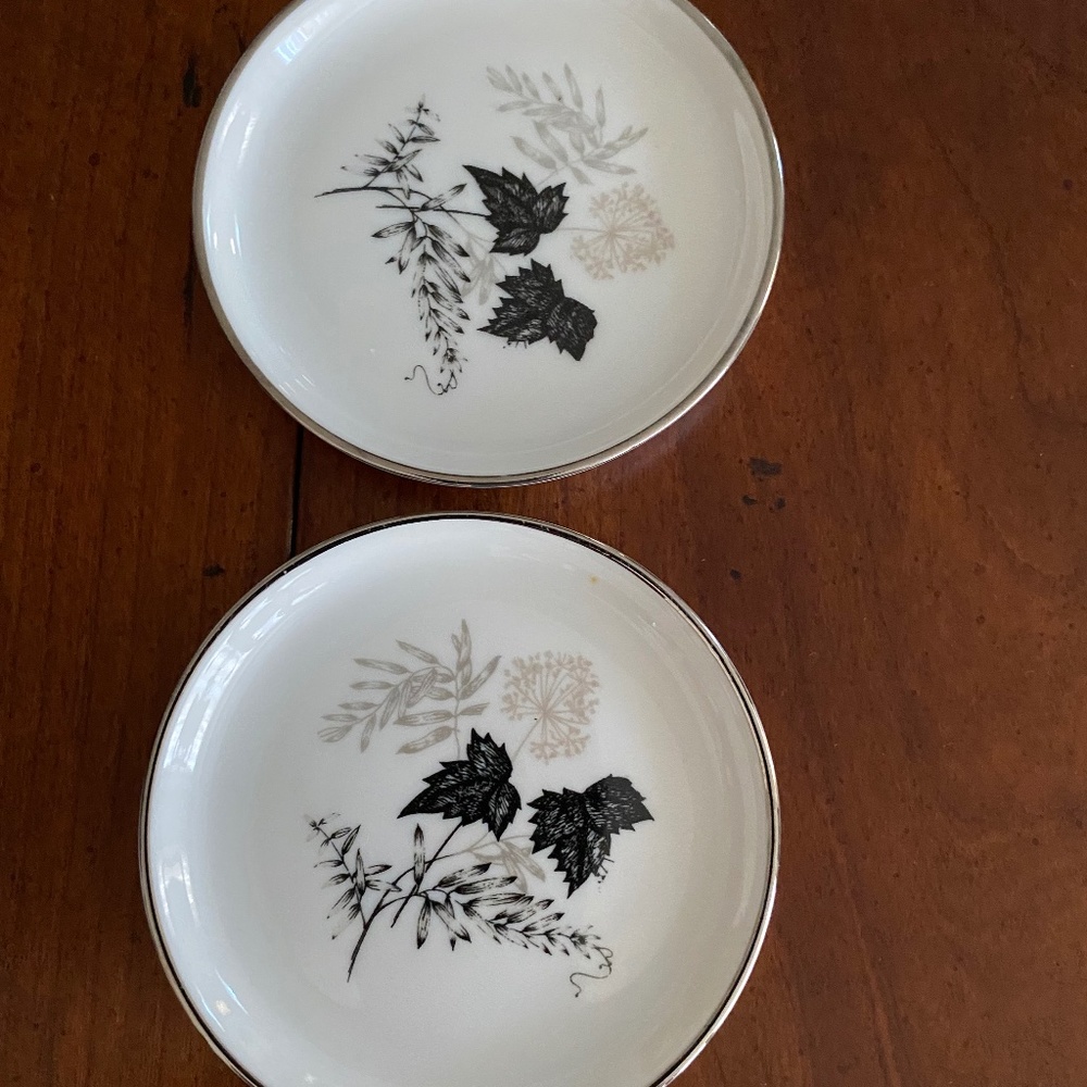 Individual ash trays Made in Stonegate, Germany bone China